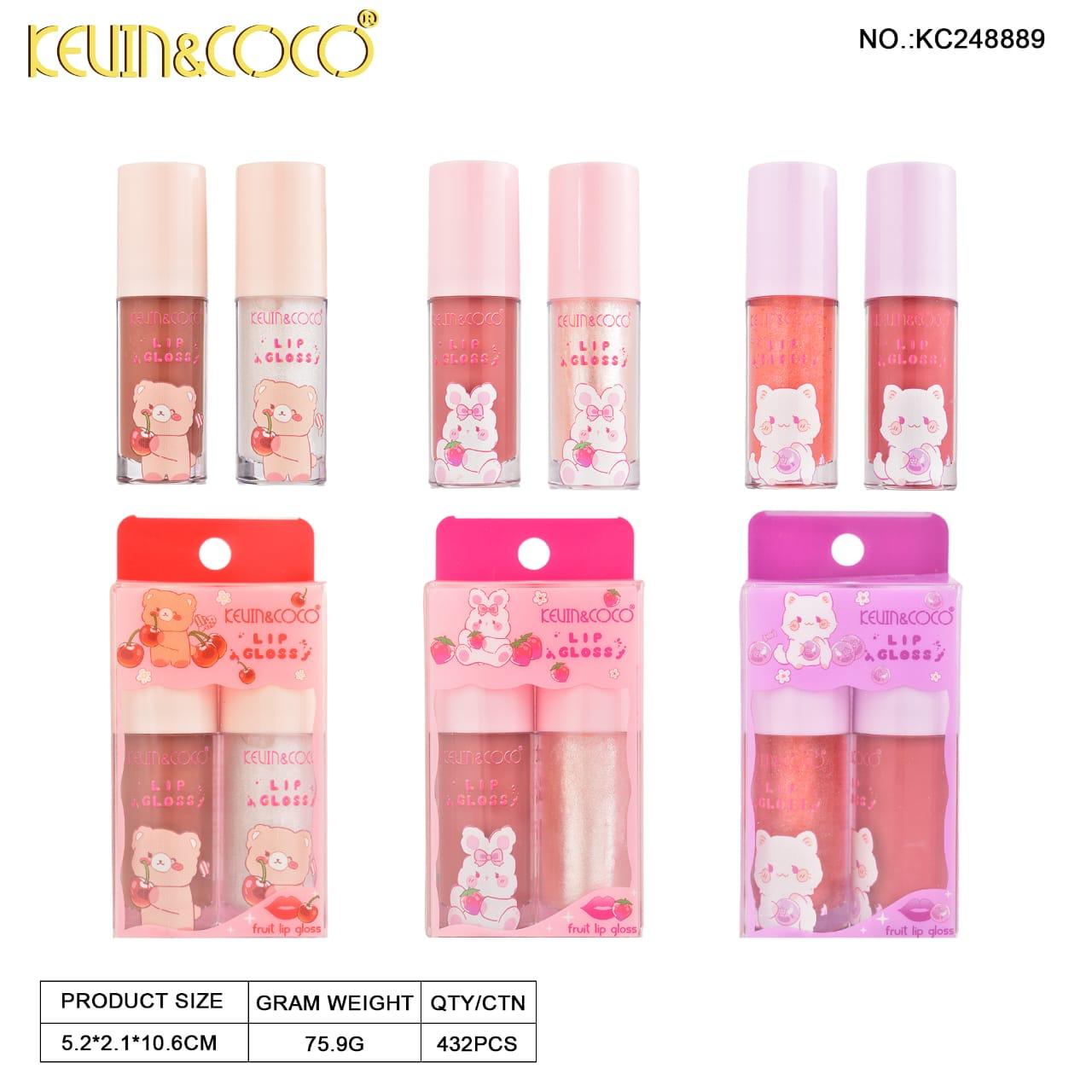 Lips-Animal Paradise Duo Lip Gloss (KC248889) Display Wholesale