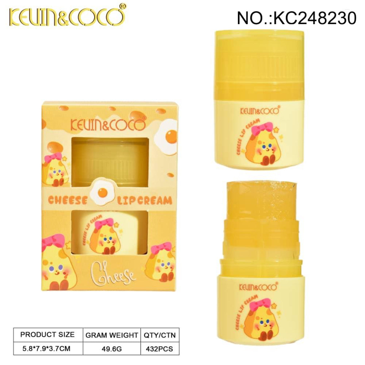 Lips-Cheese Moisturizing Lip Cream (KC248230)