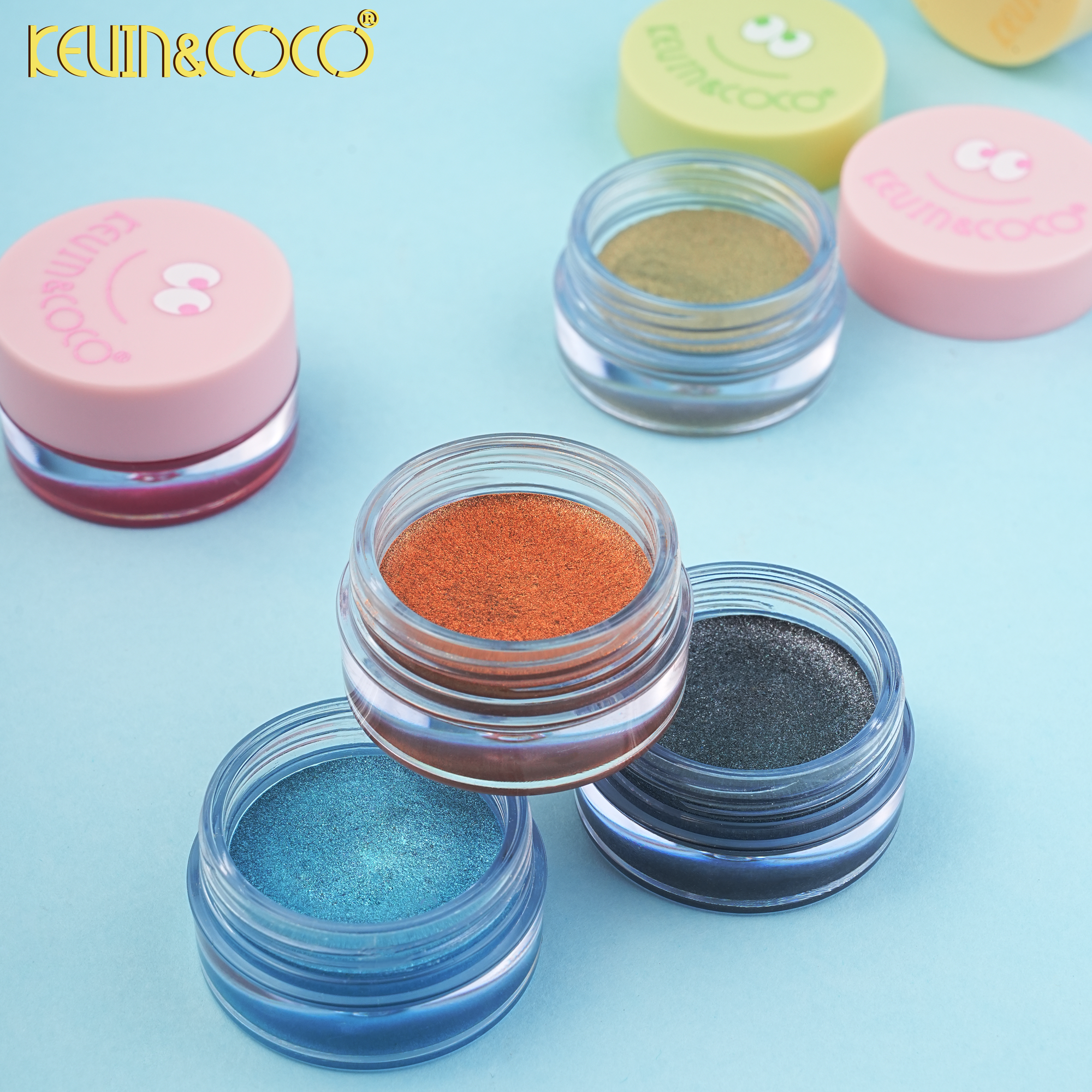 Eyes-Animal Rhapsody 3pc Cream Eyeshadow Pot (KC1360)