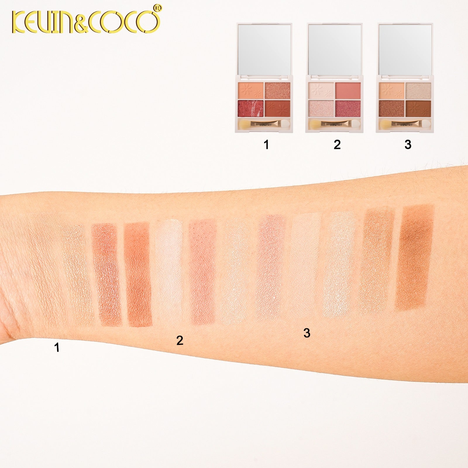 Eyes-Daisy Garden Collection Eyeshadow Palette 24pc Display Wholesale (KC1352)