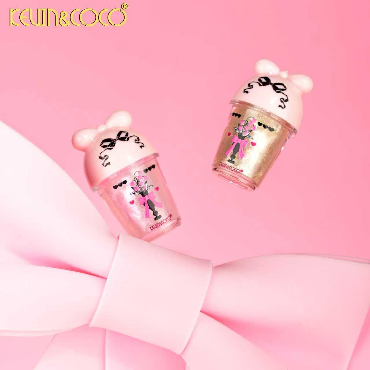 Lips-Pink Ribbon Lip Gloss (KC1162) Display Wholesale