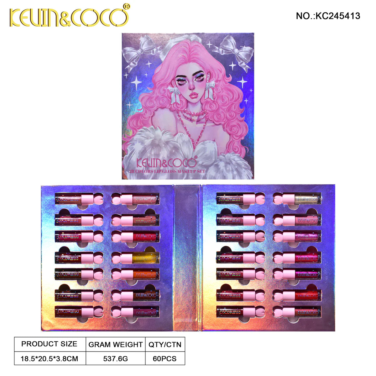 Lips-Starlight Lip Gloss Set (KC245413)