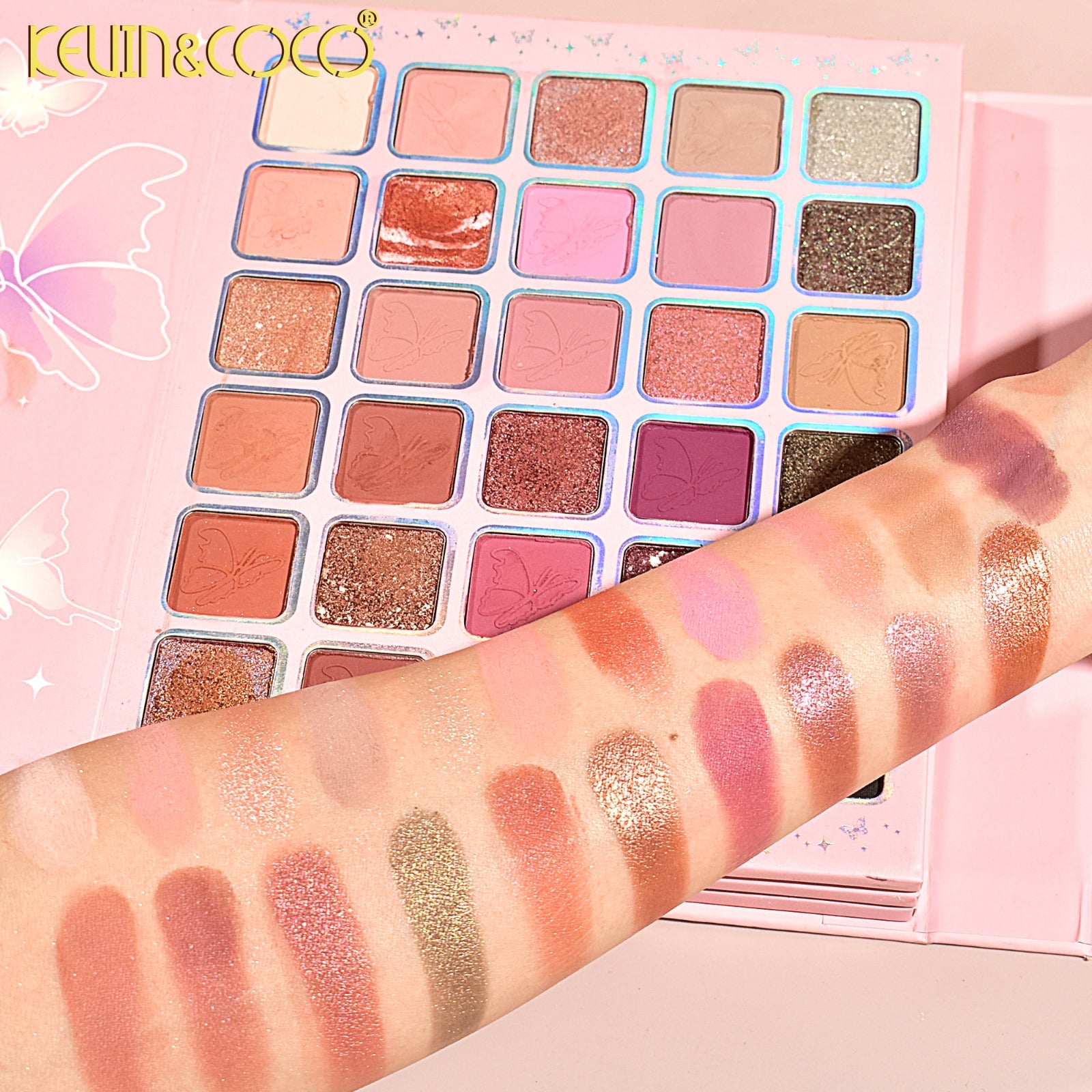 Face-Butterfly 94-Color Eyeshadow Palette Book 6pc Bundle Wholesale (KC245857)