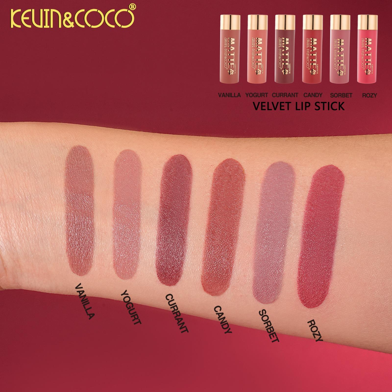 Lips-Pink Flowers Velvet Lipstick (KC1489)