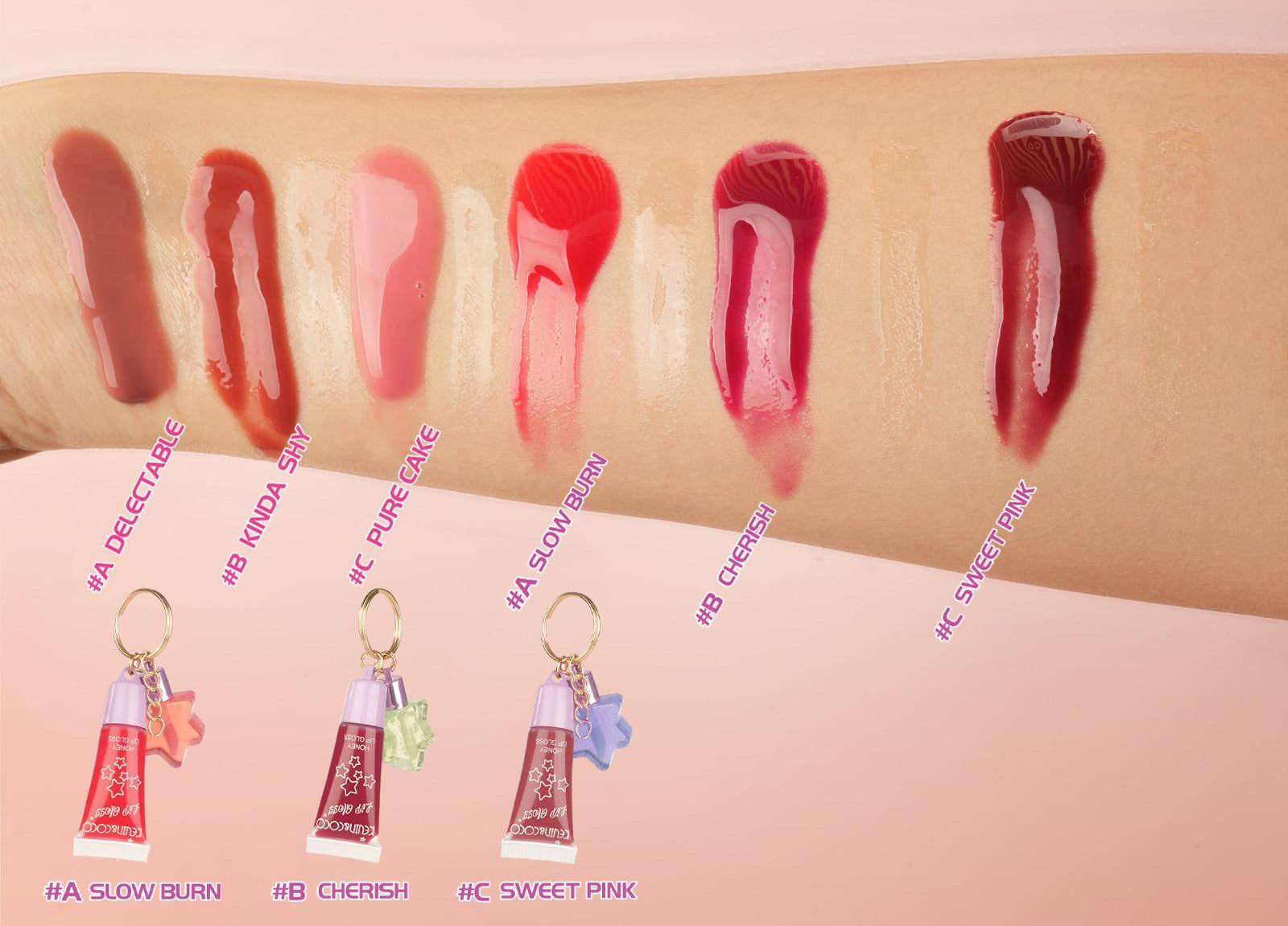 Lips-Boulette Memory Love Purple Lip Gloss Set (KC1274)